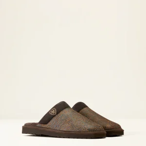 Men's Silversmith Embossed Tooling Square Toe Slipper