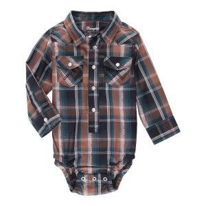 Western Plaid Onesie