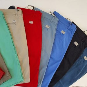Bermuda Chino Homme avec élasthanne Yacht Collection by Win&rsquo;s du 40 au 54