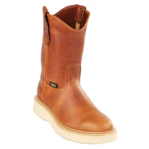 Men's Pull On Work Boots Soft Toe H50 Grisly Finish