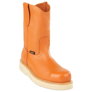 H50C Honey Napa Leather Steel Toe Work Boots