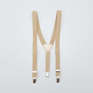 Bretelles clipsables beige