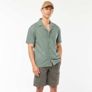 Bermuda en twill uni KAKI