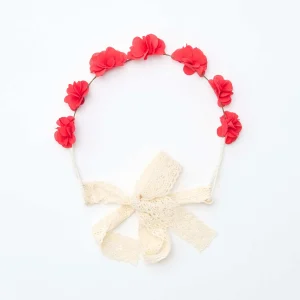 Couronne de fleur ROUGE