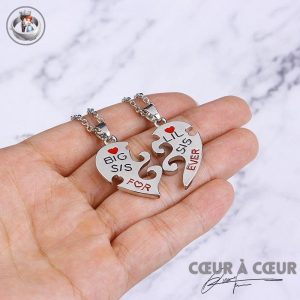 Collier Puzzle Soeurs Forever