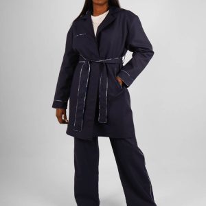 Manteau bleu marine