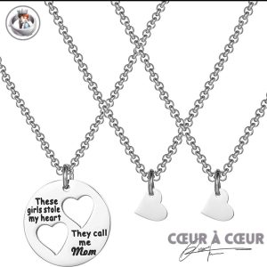 Collier Mère-Fille “Stole My Heart”