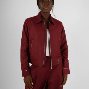 Veste bordeaux