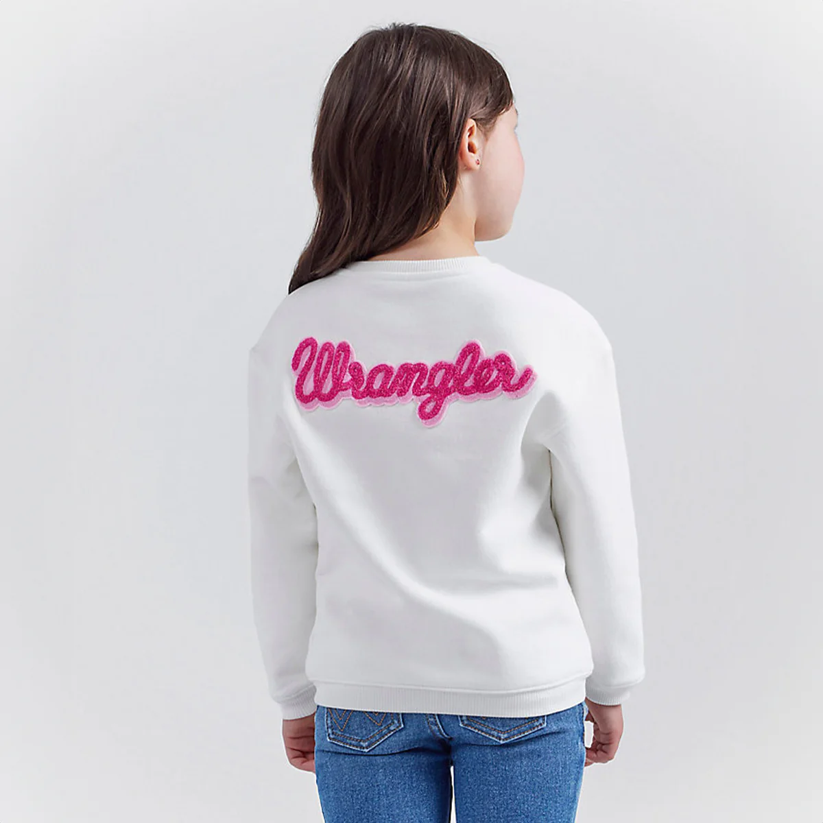 Wrangler X Barbie™ Girls Logo Sweatshirt – Image 2