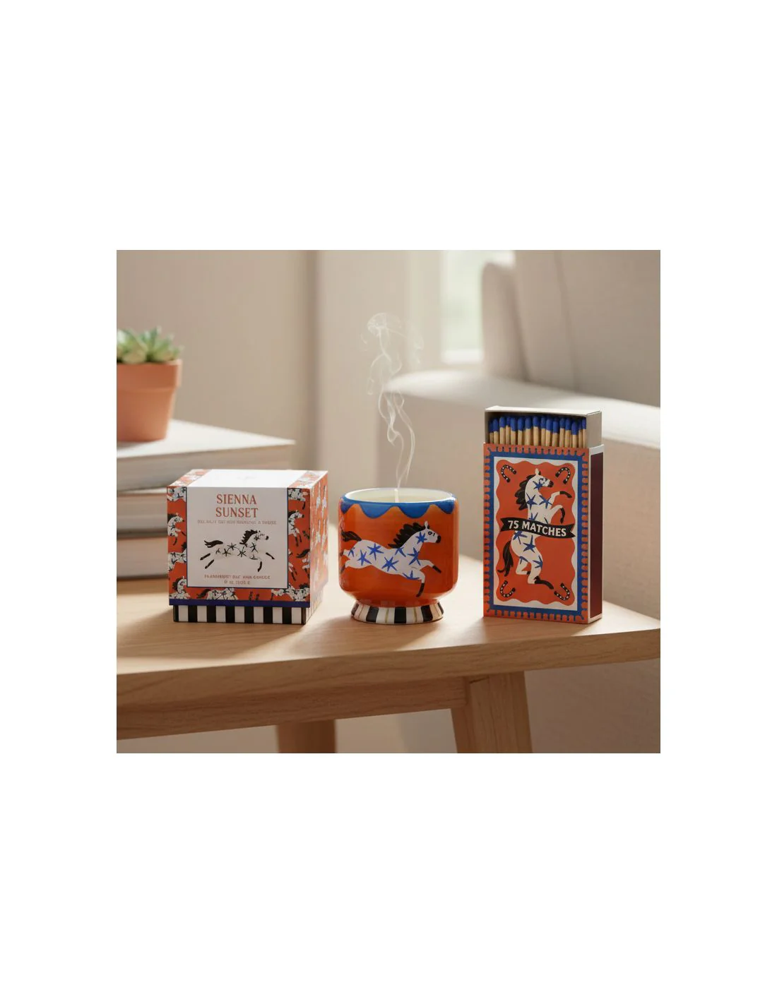 A Dopo – Bougie en céramique “Horse”