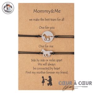 Bracelet Cheval Mère et Fille