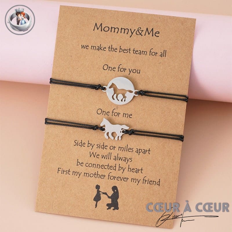 Bracelet Cheval Mère et Fille – Image 3