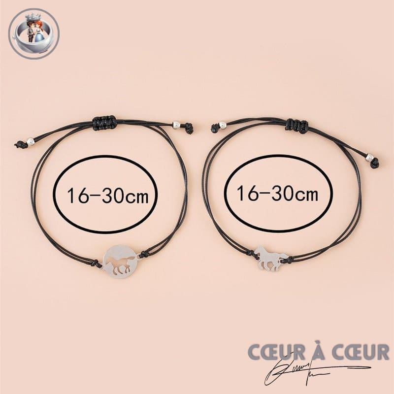Bracelet Cheval Mère et Fille – Image 2