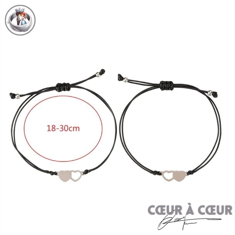 Bracelet Double Coeur Sisters – Image 3