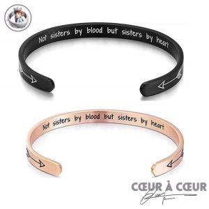 Bracelet Jonc Soeur de Coeur