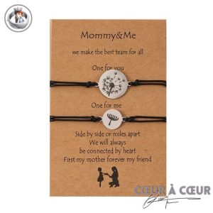 Bracelet Pissenlit Mère-Fille