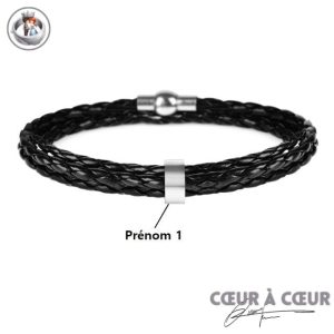 Bracelet Prénoms pour Papa