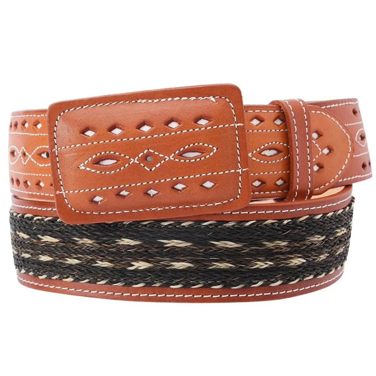 Horse Hair Western Belts