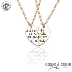 Collier Citation Soeur de Coeur