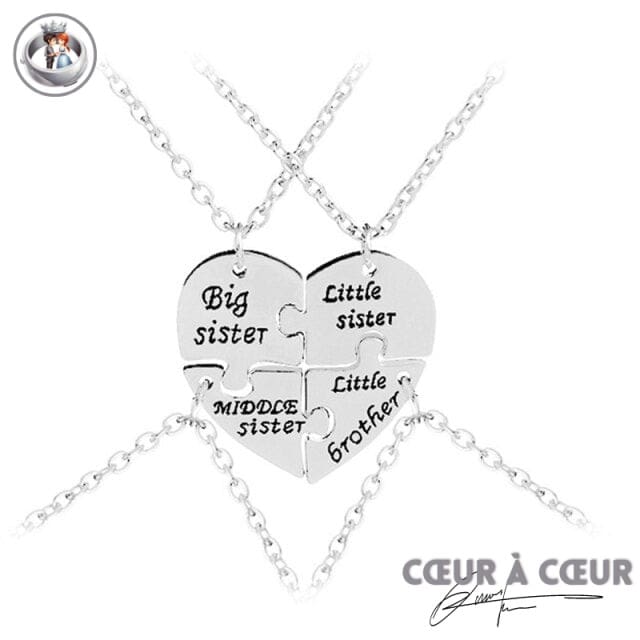 Collier Frère et Soeur
