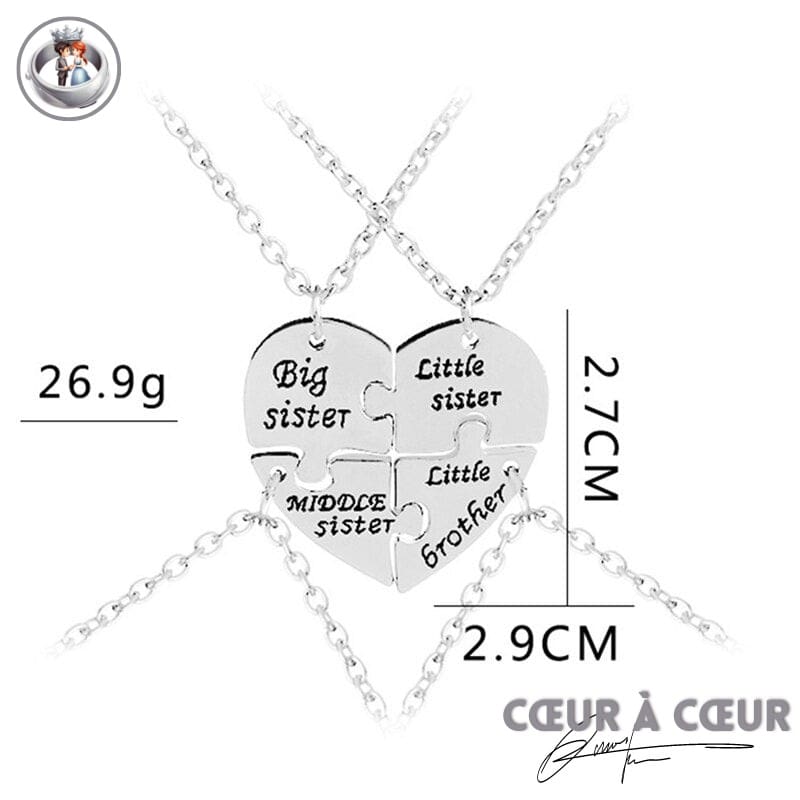 Collier Frère et Soeur – Image 2