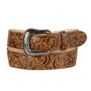 Women's Tooled Print Oryx Belt