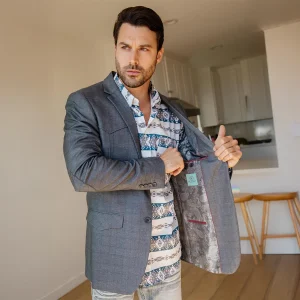 Men's Western Sport Coat with Elbow Patch
