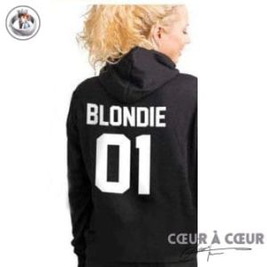 Hoodie Blonde Brunette