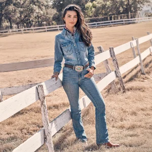 Ladies Bailey Retro High Rise Cowgirl Jeans